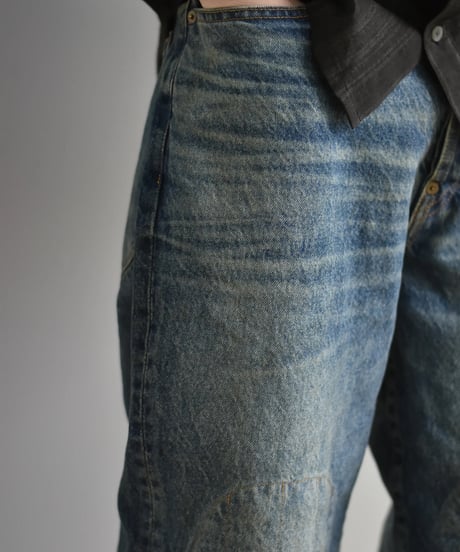 【LAST1】refomed FRESH MAN PADDED DENIM "USED"