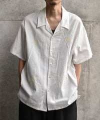 【LAST1】superNova. Aloha shirt - Big flowers embroidery