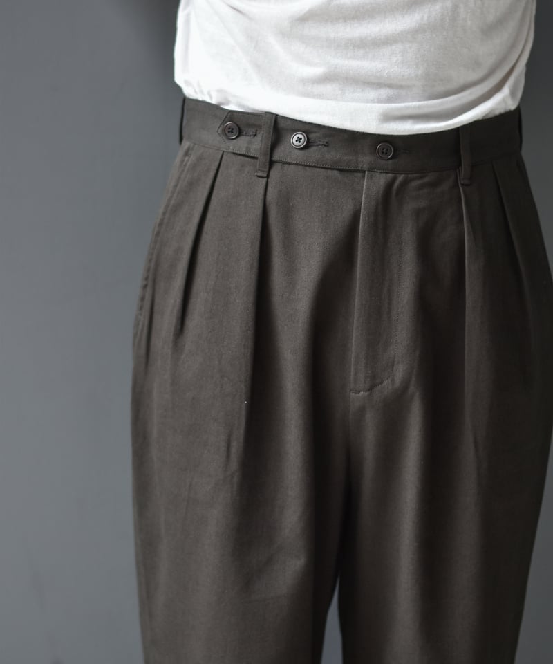 パンツ Ulterior WASHED SUVIN TWILL 52 TROUSERS ULTERIOR WASHED SUVIN TWILL 52 TROUSERS