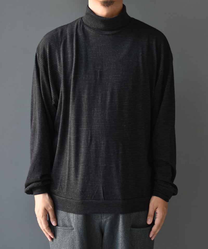 ULTERIOR SUPER FINE WOOL COTTON TURTLE-NECK TO