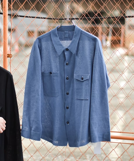 MEIAS LINEN CHAMBRAY KNIT SHIRTS