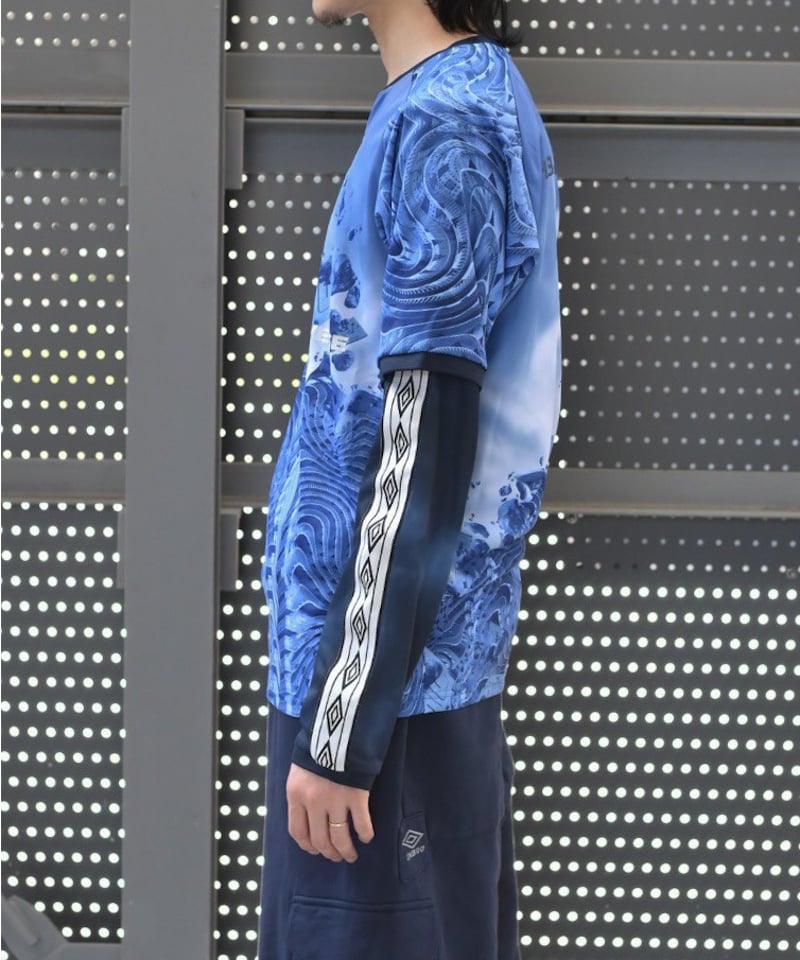 PARANOID×UMBRO】OVERLAP L/S GAME SHIRT | 45do PARANOID×UMBRO】OVERLAP L/S GAME SHIRT | 45do