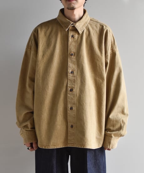 nakedgauge ZIMBABWE COTTON DENM OVERSIZED S-BLOLSON