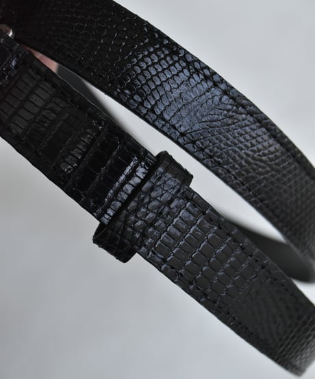 CCU SLIDE BUCKLE BELT -LIZARD