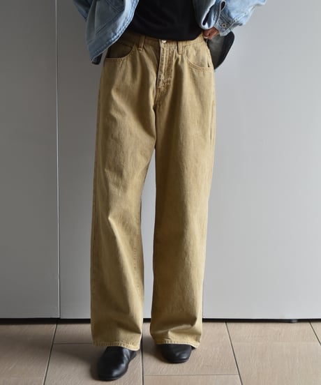 【LAST1】nakedgauge ZIMBABWE COTTON DENIM ASHLEY JEANS