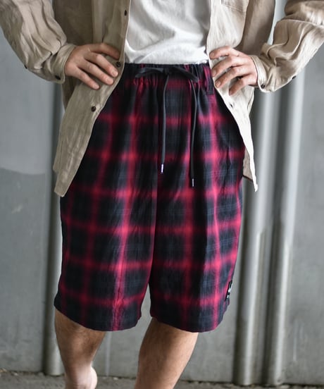 Willow Pants P-030 BLK×PUR CHECK
