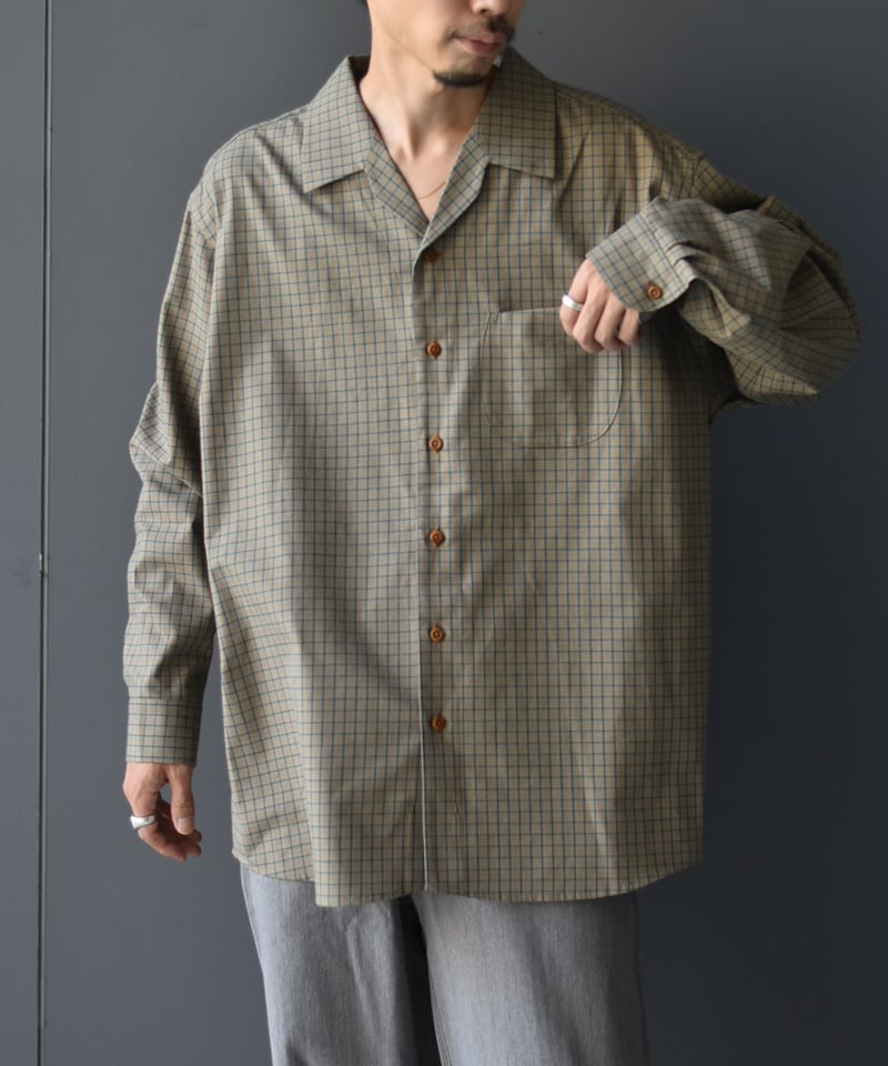 Gorsch Vintage Cotton Open Collar Shirt