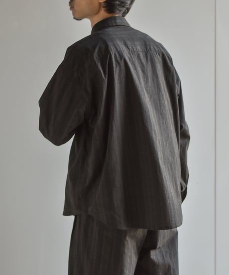 nakedgauge MADRAS STRIPE SHIRTS LS