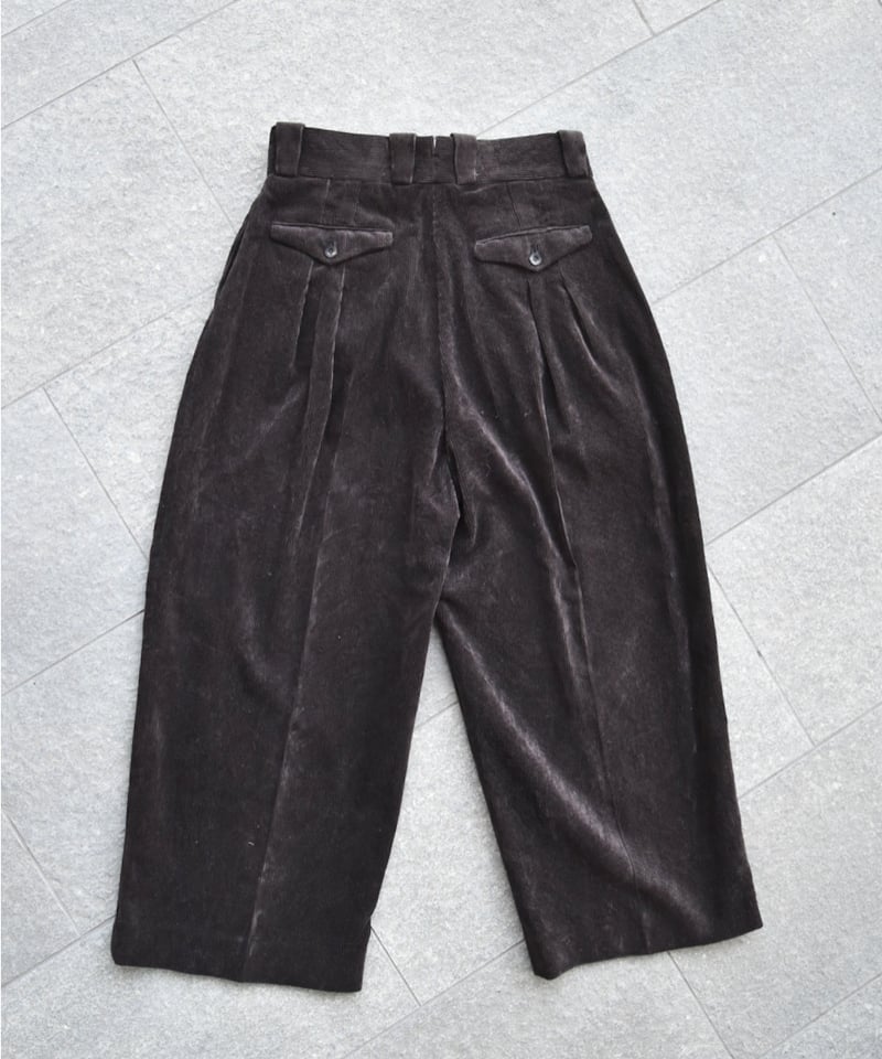 ★薄手 Lサイズ★ Kiton コーデュロイパンツ ボタンフライ イタリア製 黒 ☆薄手 Lサイズ☆ Kiton コーデュロイパンツ ボタンフライ