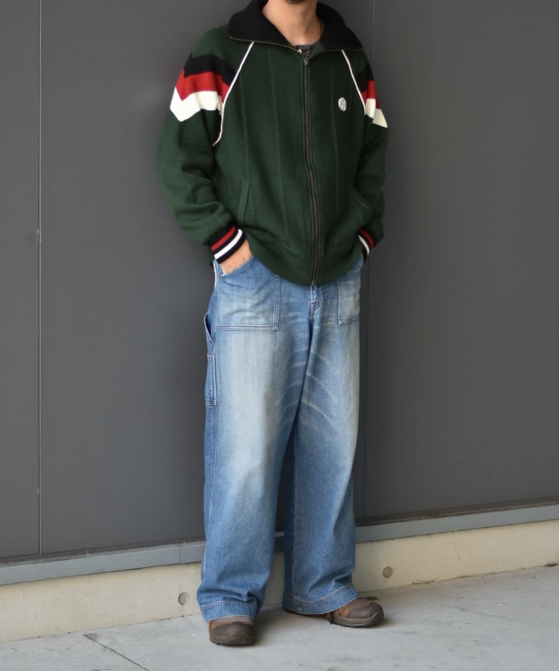 LAST1】RICE NINE TEN KNITTED TRACK JACKET | 45do LAST1】RICE NINE TEN KNITTED TRACK JACKET | 45do