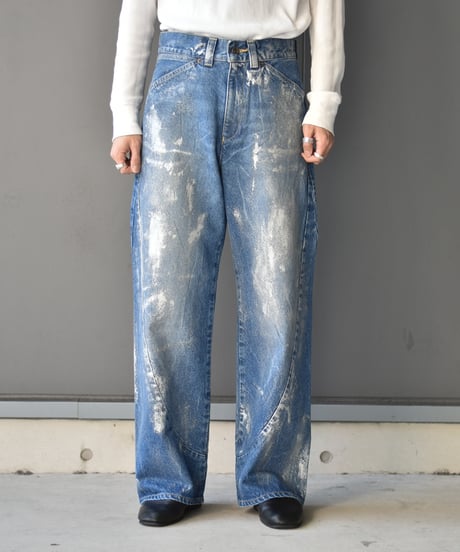 encode PROTOTYPE 3D JEANS  SILVER PAINTING