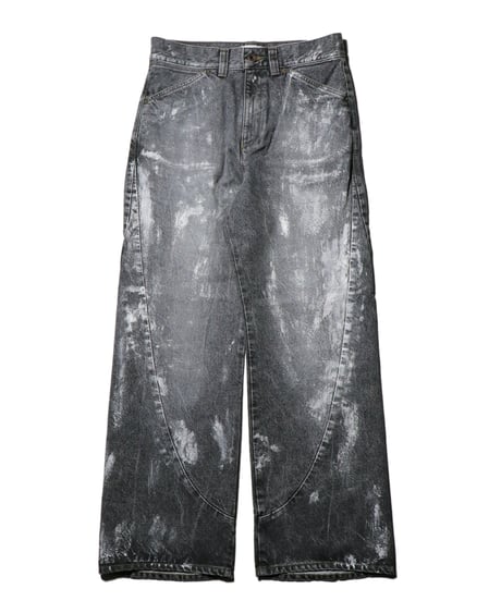 encode PROTOTYPE 3D JEANS - SILVER PAINTING
