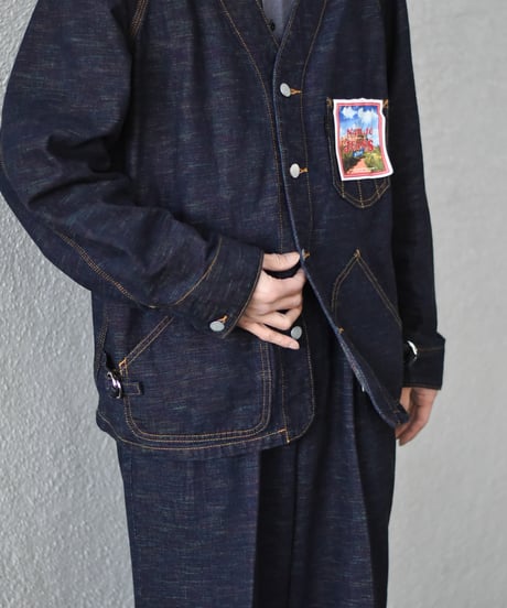 TUITACI INLAY DENIM ENGINEER JACKET "Royston"