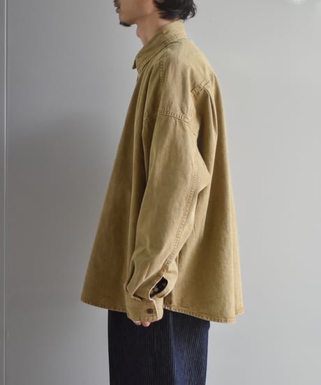 nakedgauge ZIMBABWE COTTON DENM OVERSIZED S-BLOLSON