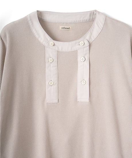 refomed FRESH MAN HENLEY NECK