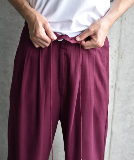 【LAST1】saby BAMBOO AMUZEN EASY TROUSER