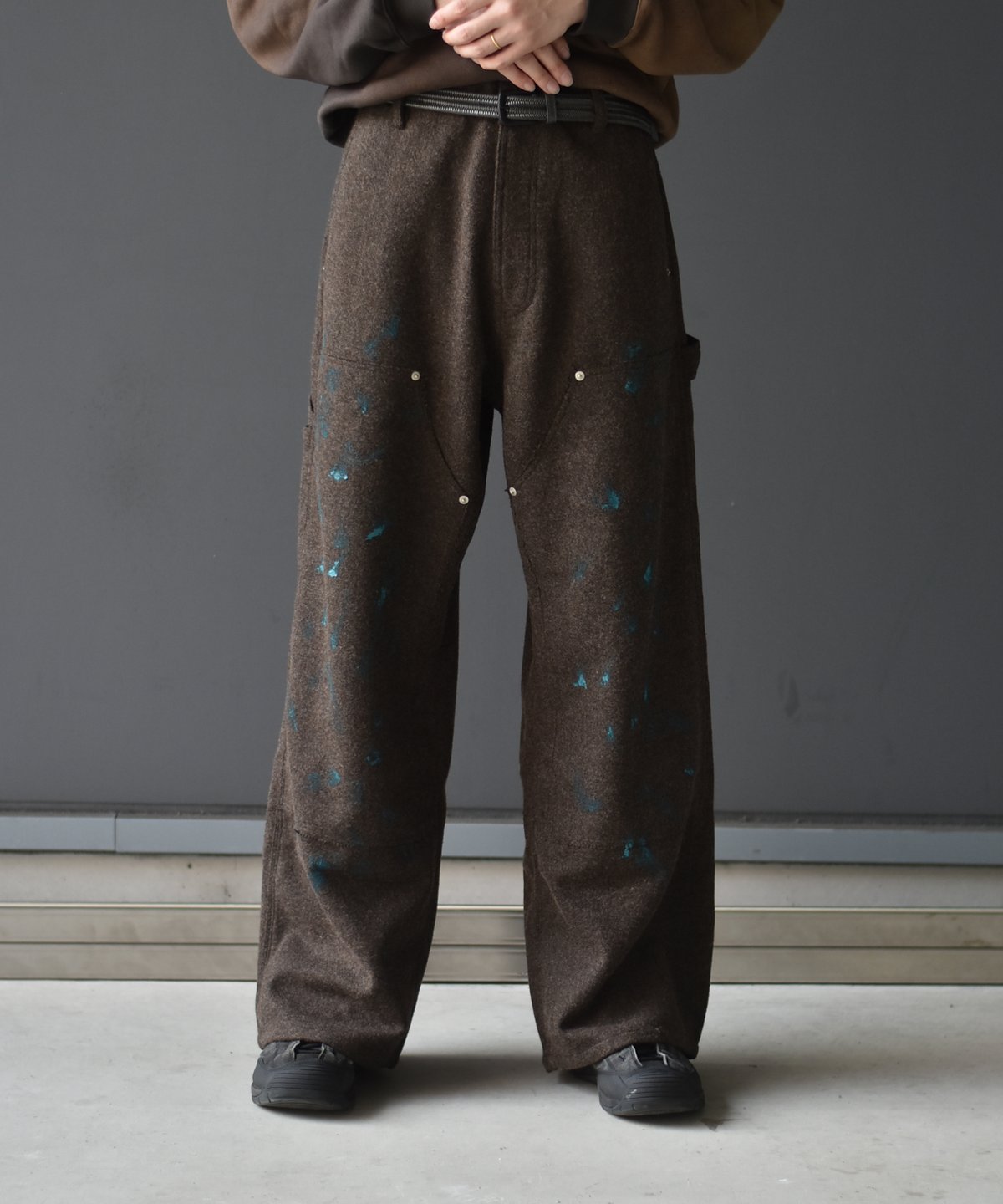 LAST1】PARANOID MELANGE PAINTER PANTS | 45do｜re