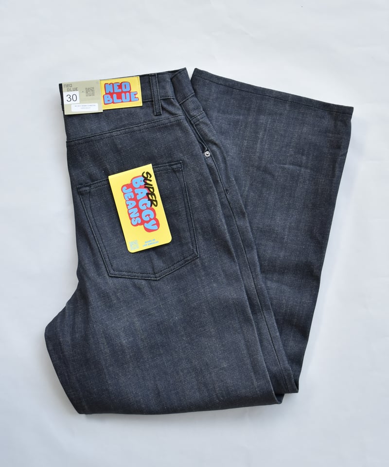 NEO BLUE SUPER BAGGY JEANS | 45do｜refomed・Gors