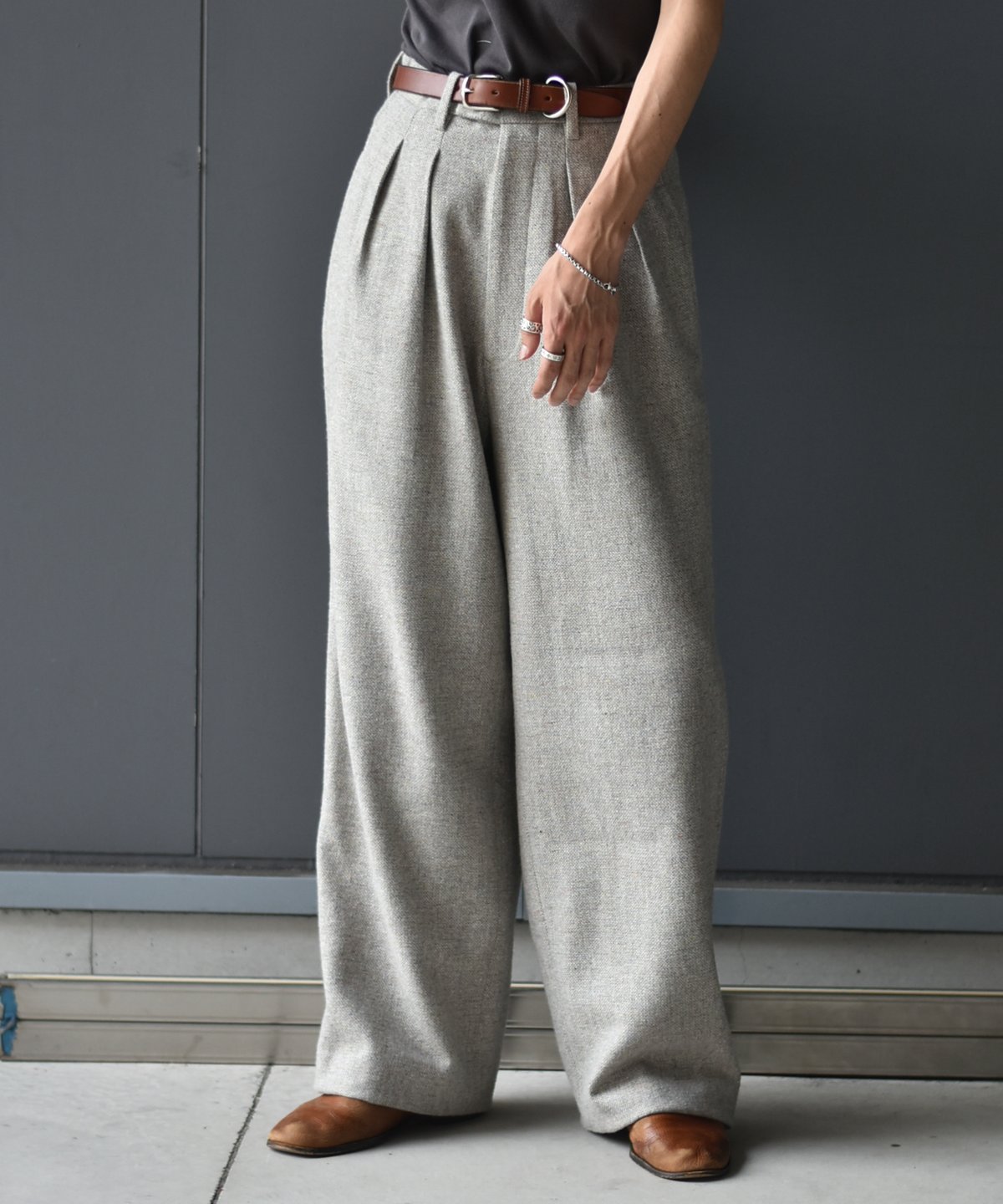 m's braque TUCKED BAGGY PANTS | 45do｜ULTERIOR・r