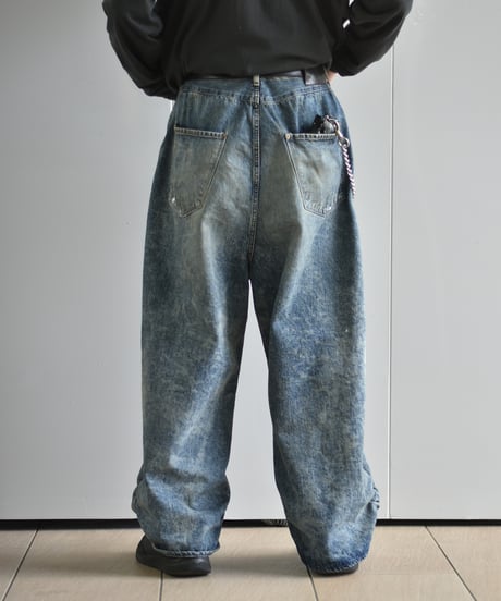 refomed FRESH MAN DENIM WIDE PANTS "PAINT"