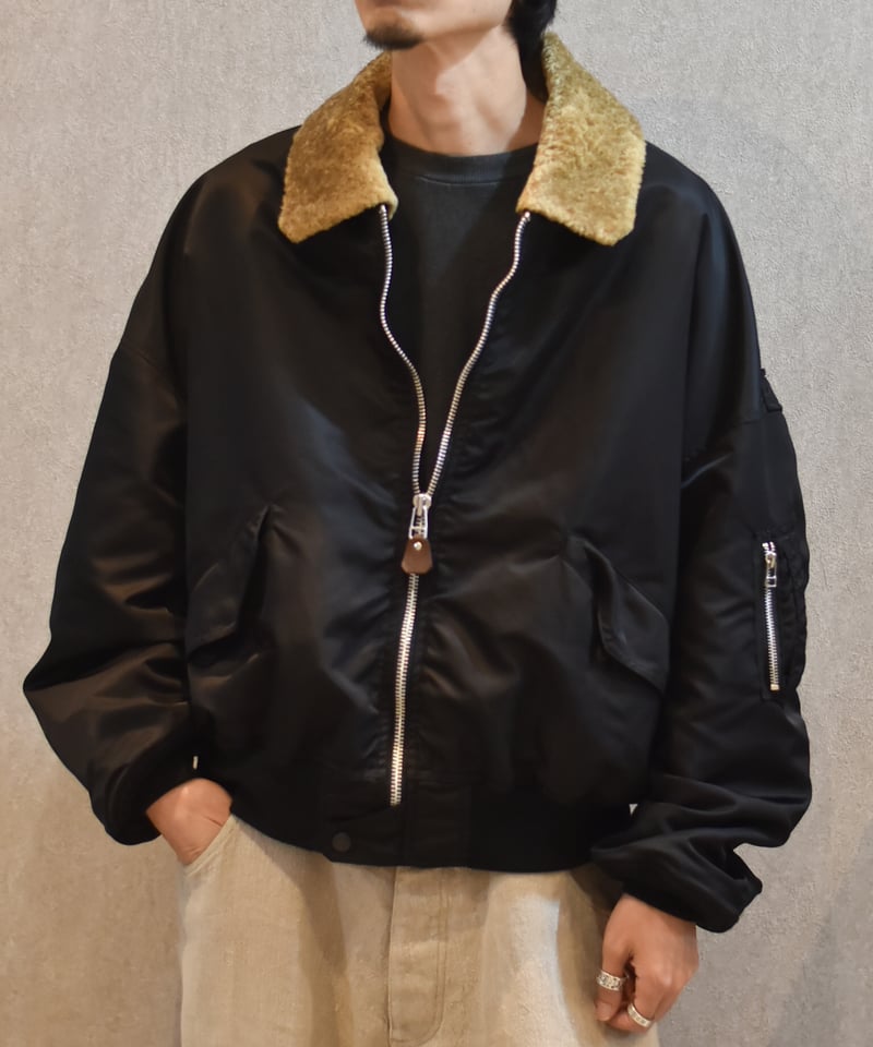 refomed CASTRO JAMPER ボア襟付きMA-1 refomed CASTRO JAMPER ボア襟付きMA-1