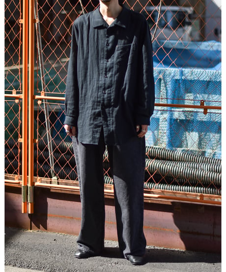 Gorsch the merry coachman  Panama Cotton Breath Collar Shirt