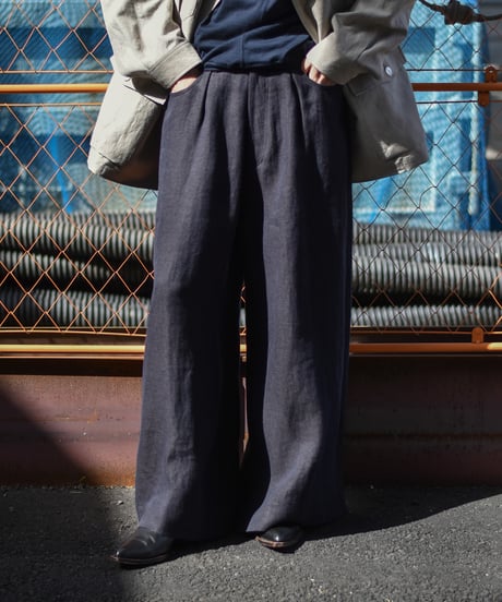 Gorsch the merry coachman  Linen Palazzo Trousers
