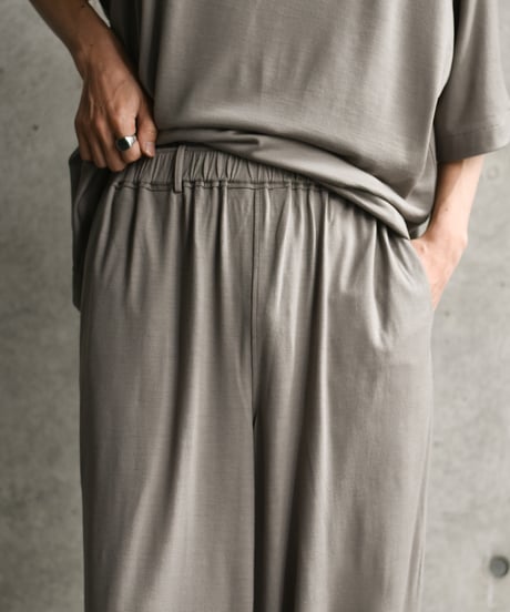 Gorsch the merry coachman Merino Wool Knit Easy Trousers