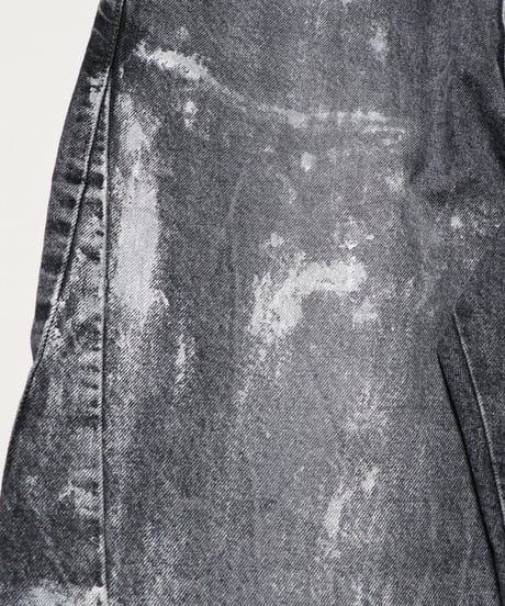 encode PROTOTYPE 3D JEANS - SILVER PAINTING
