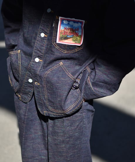 TUITACI INLAY DENIM ENGINEER JACKET "Royston"