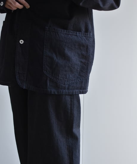 saby WORKERS JACKET TYPE TWO POCKET - 11oz Uneven yarn Denim -