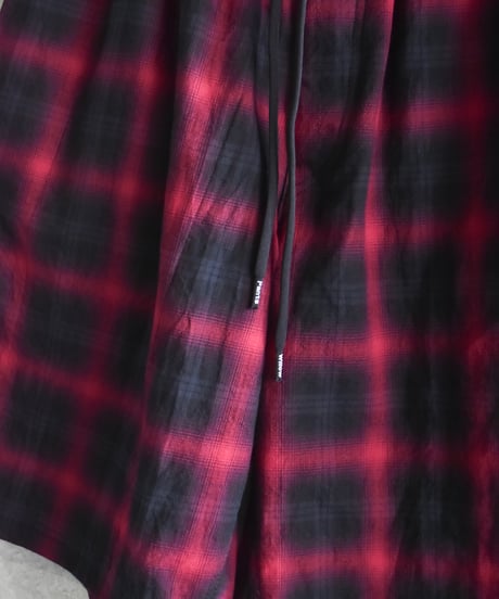 Willow Pants P-030 BLK×PUR CHECK