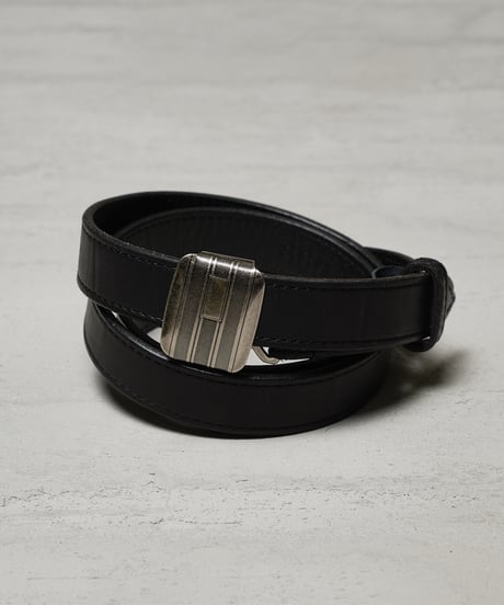 CCU SLIDE BUCKLE BELT -COW SKIN BY GUIDI