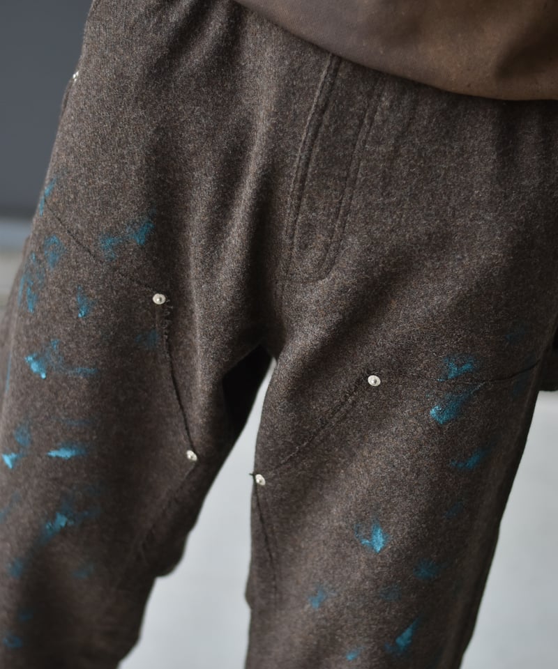 LAST1】PARANOID MELANGE PAINTER PANTS | 45do｜re