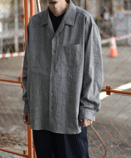 Gorsch the merry coachman  Yak Mixed L/C Wide Silhouette Open Collar Shirt