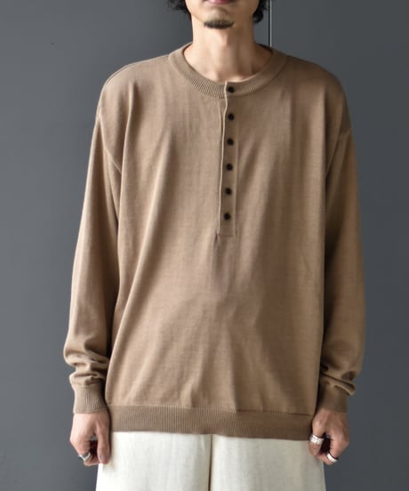 "Exclusive"ANDER HENLY NECK KNIT