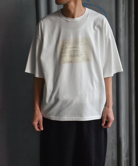 refomed RAILWAY TICKET TEE