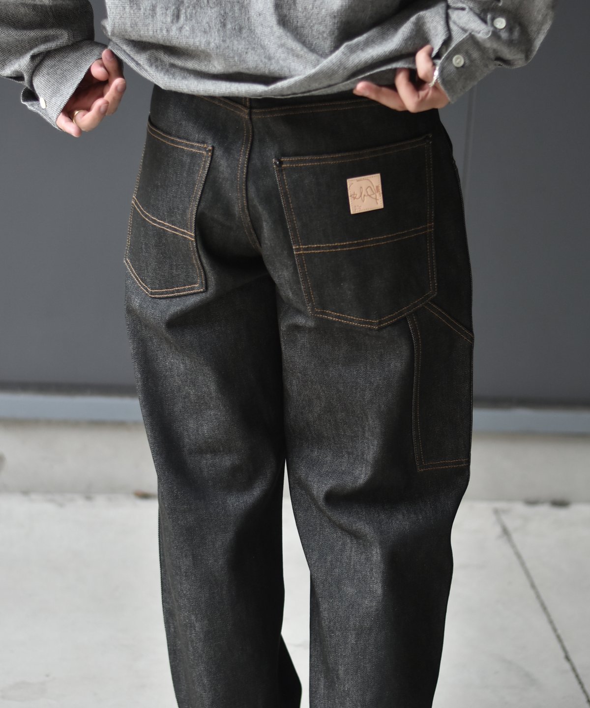 パンツ willow pants P-035 Willow Pants P-035 BLK-DENIM | 45do｜ULTERIOR・re