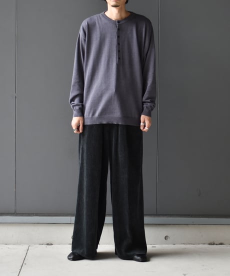 "Exclusive"ANDER HENLY NECK KNIT