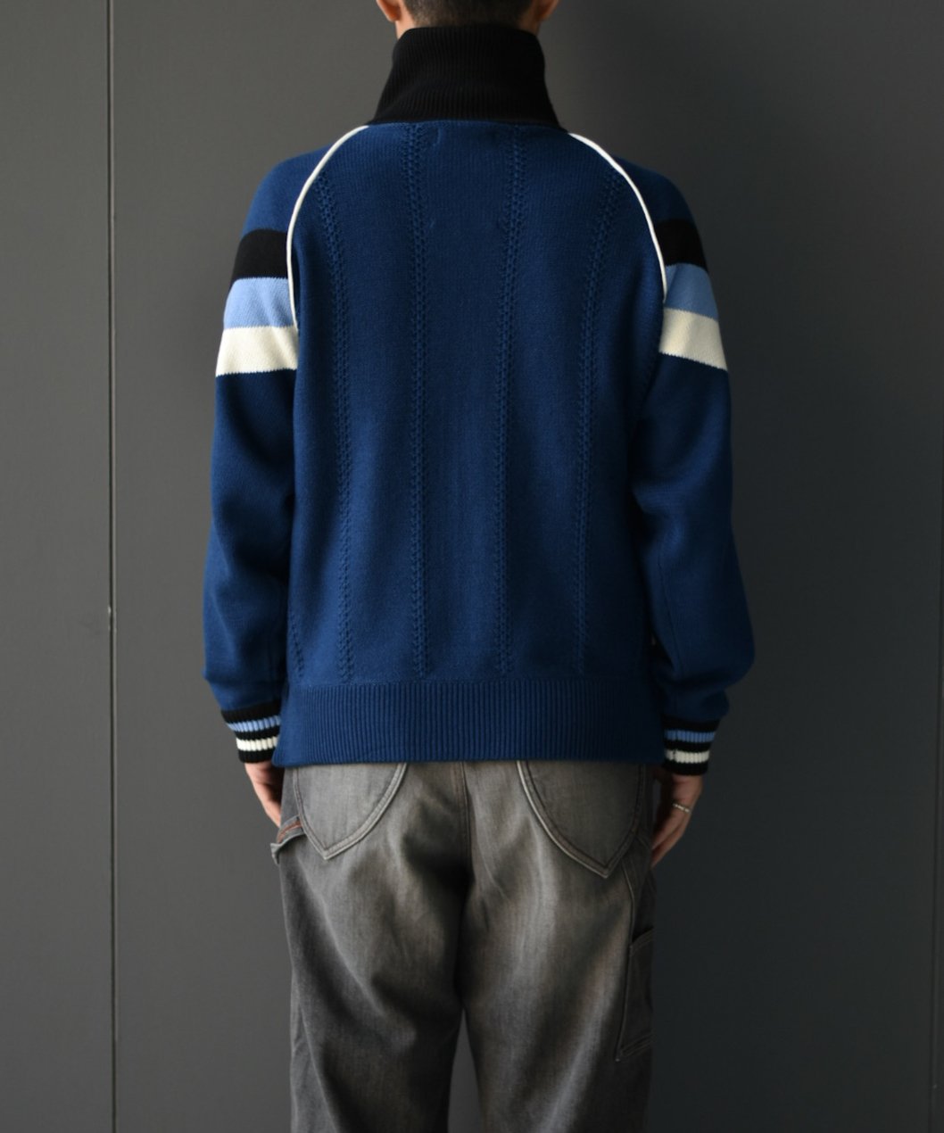 LAST1】RICE NINE TEN KNITTED TRACK JACKET | 45