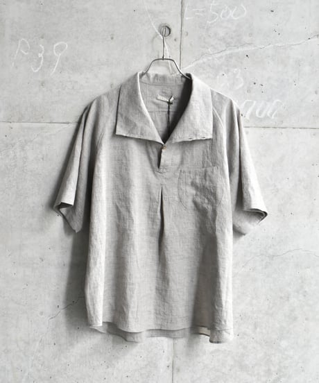 Gorsch the merry coachman Yak Mixed L/C Horizontal Open Raglan Short Sleeve Shirt