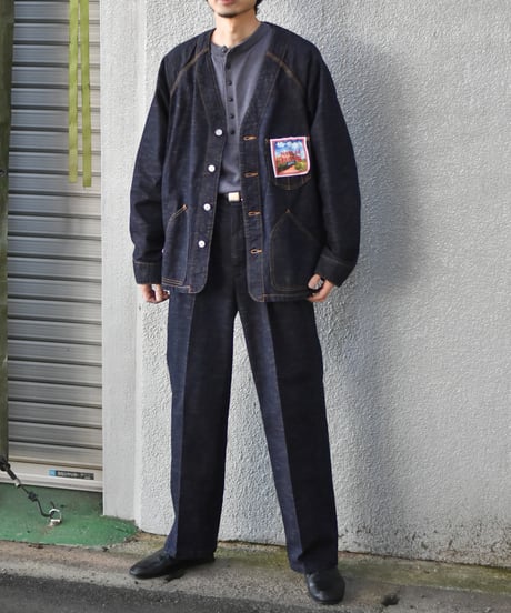 TUITACI INLAY DENIM ENGINEER JACKET "Royston"