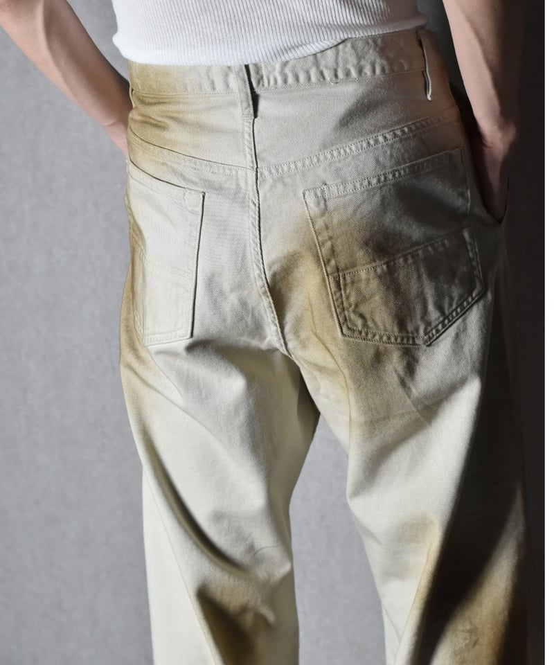 superNova. Drill twill wide jeans - Dirty proce