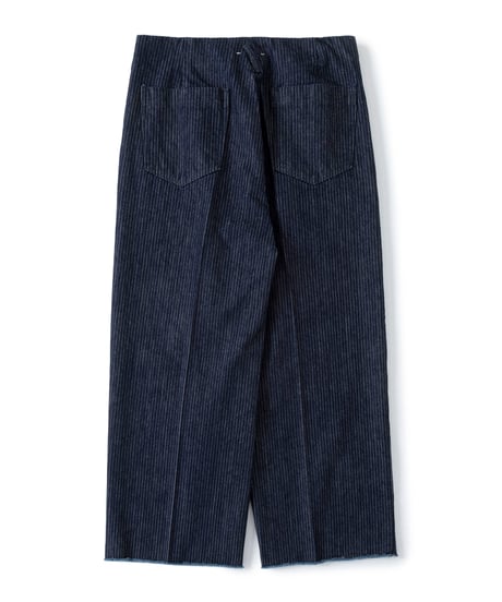 saby TUCK-BAGGY TYPE 2 - Stripe Denim One Wash -