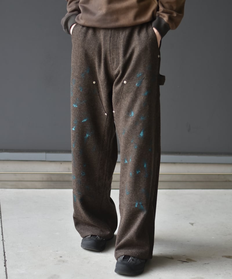 LAST1】PARANOID MELANGE PAINTER PANTS | 45do｜re