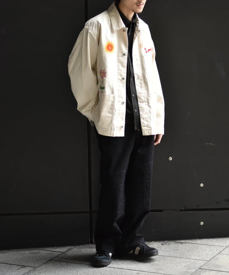 superNova. Embroidered coverall jacket -  Duck canvas
