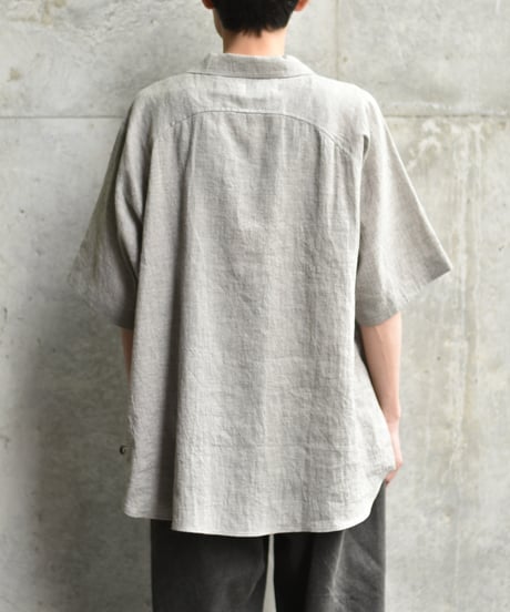 Gorsch the merry coachman Yak Mixed L/C Open Collar Raglan Short Sleeve Shirt