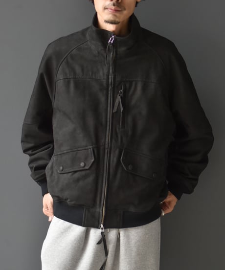 ジャケット・アウター ccu seecap sports jacket CCU “HENRY” SWING TOP JACKET/SHEEP SKIN- GRAY - PURAS