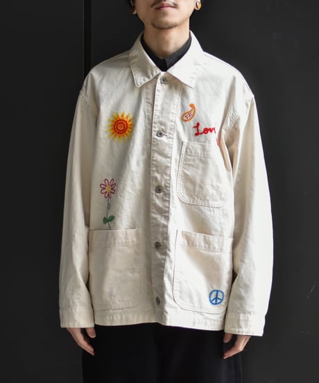 superNova. Embroidered coverall jacket -  Duck canvas