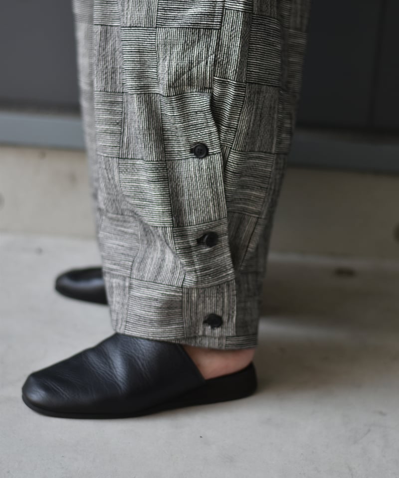 LAST1】O project EASY CARGO PANTS / BLOCK STRIP